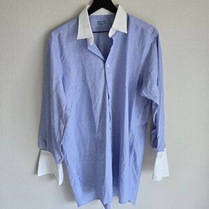 Handmade English Bespoke Button Down Shirt